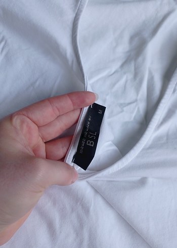 Kadın Uzun Kollu Crop Top - Beyaz & Lacivert - Görsel 6