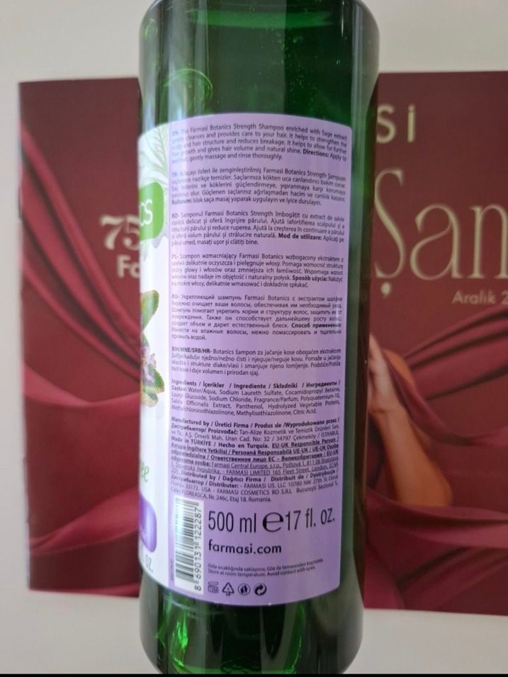 Farmasi Botanics Adaçayı Özlü Şampuan 500 ml - Görsel 3