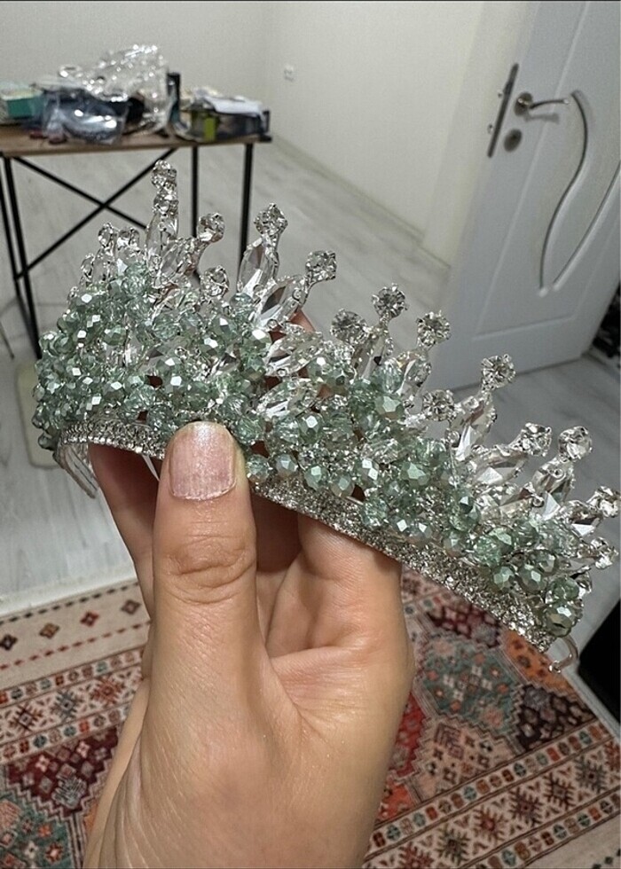 Abiye mint yeşili - Görsel 5