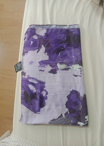 Diğer Modakaşmir watercolor abstract mor şal