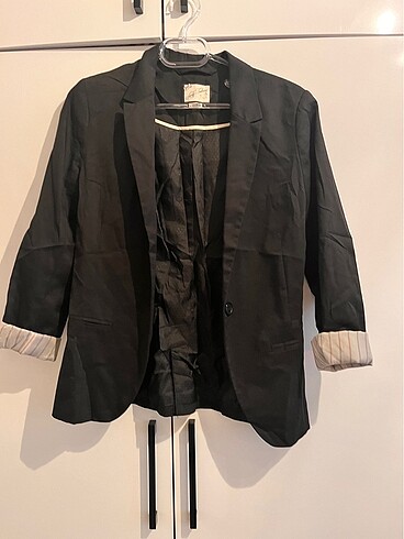 Siyah blazer ceket
