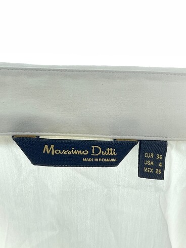 36 Beden beyaz Renk Massimo Dutti Gömlek %70 İndirimli.