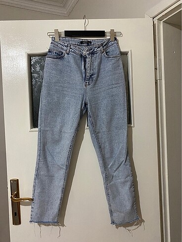 Kadın mavi kot jeans