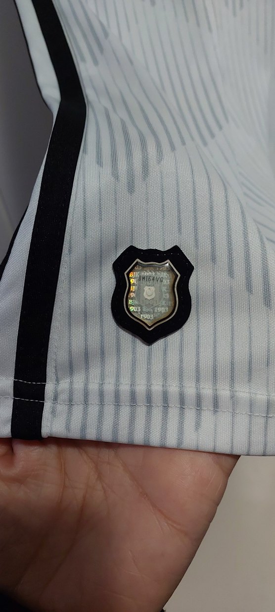 kadin Beyaz V Yaka Kısa Kollu Spor Forma - Görsel 3