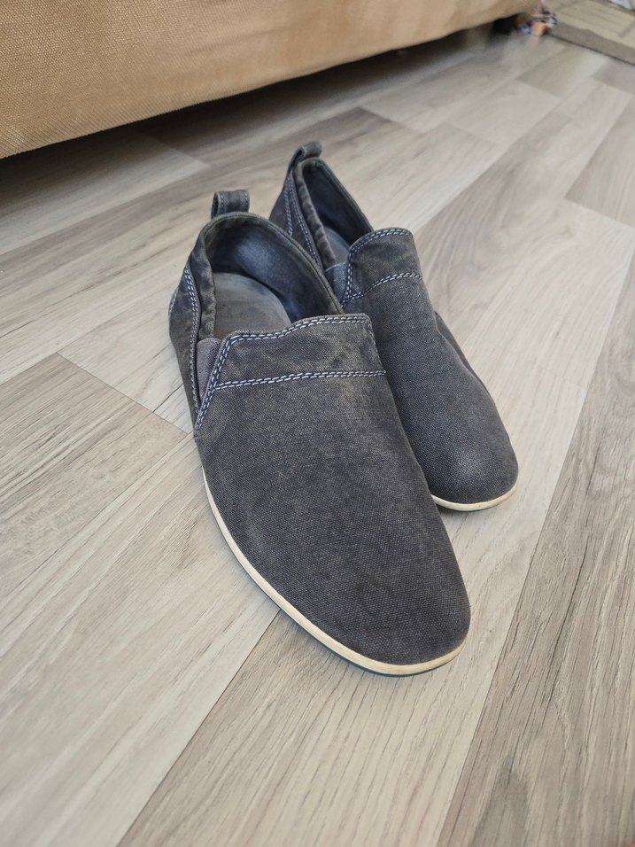 Gri Denim Erkek Günlük Ayakkabı - Görsel 2