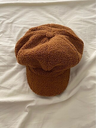 Taba Peluş Kasket Şapka