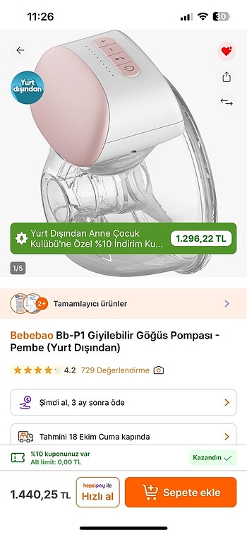 Giyilebilir göğüs pompası