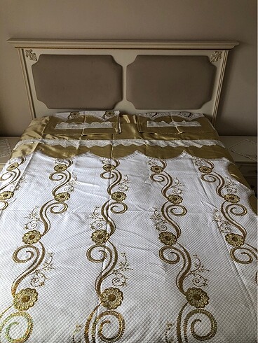 Tasarımcı El yapımı yatak örtüsü