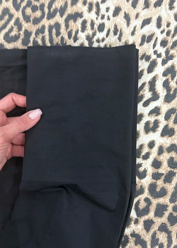 Siyah Uzun Kadın korse Tayt - Görsel 2