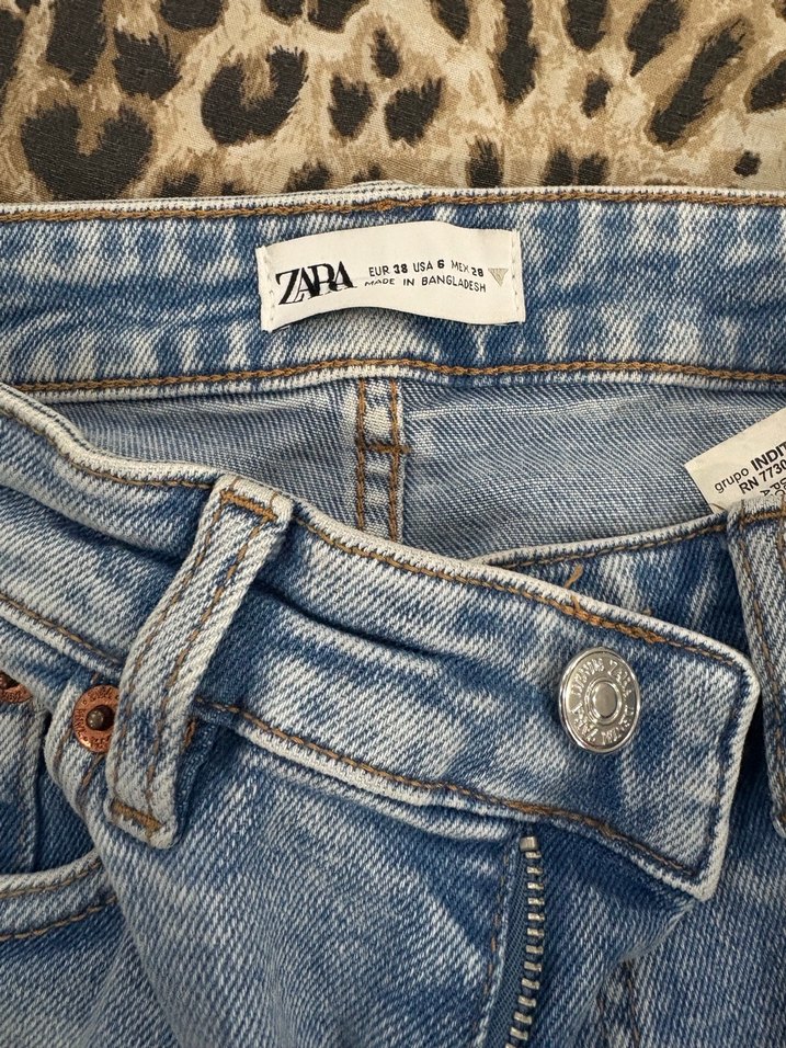 Kadın Mavi Denim zara  Skinny Jean - Görsel 2