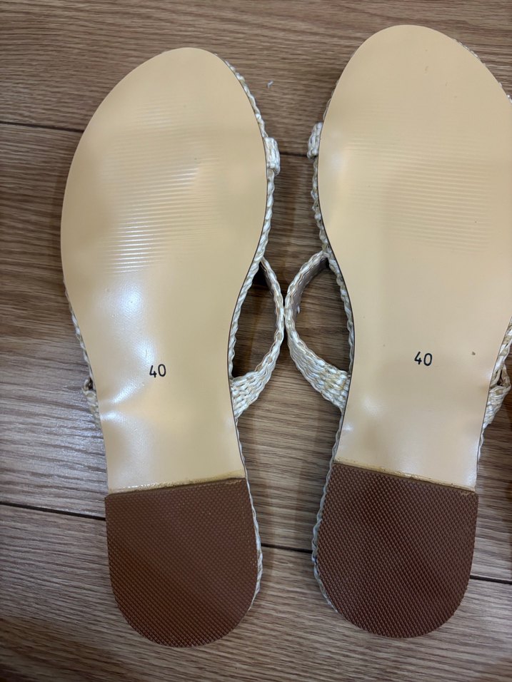 Bej Taşlı Kadın Terlik - Görsel 2