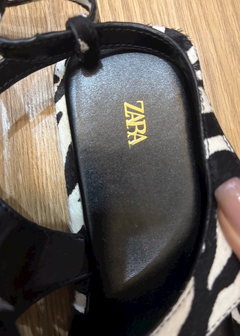 Zebra Desenli  Kadın Sandalet - Görsel 2