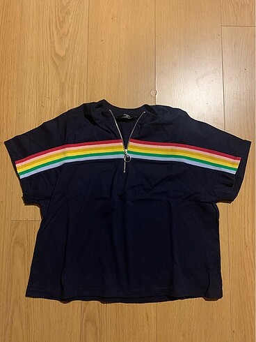 Bershka çizgili tshirt