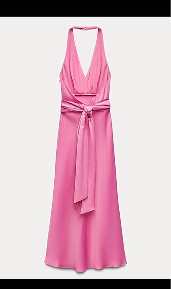 Zara Zara elbise midi boy