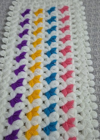 Renkli El Örgüsü Banyo Süngeri - Görsel 2