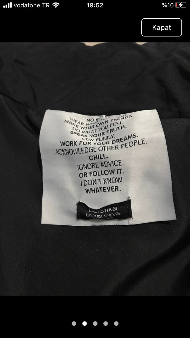 Bershka mont - Görsel 2