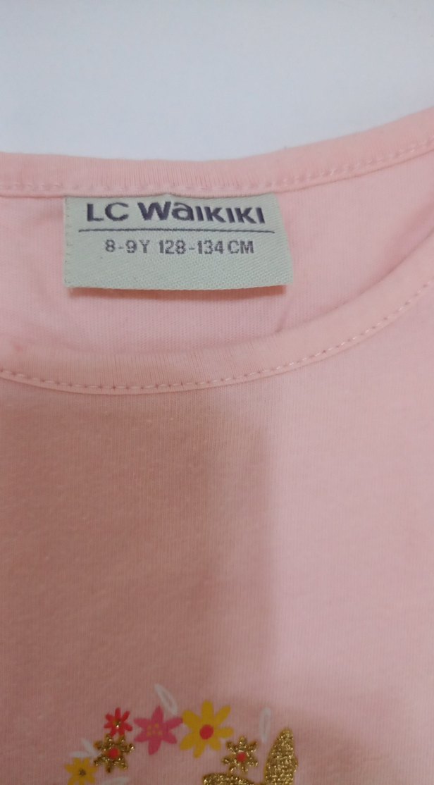 Pembe Parlak Çiçekli Kız Aksesuarı - Görsel 3