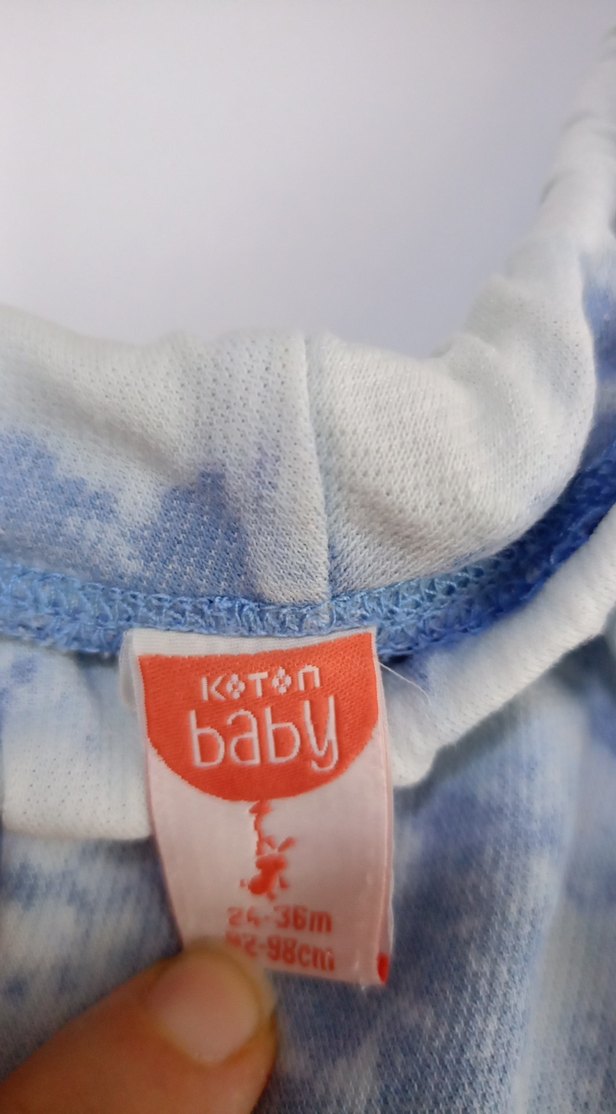 Bohem Renkli Batik Desenli Kız Kot desenli Etek - Görsel 3