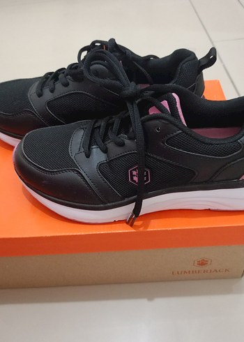 Siyah lumberkack Bağcıklı Kadın Spor Ayakkabı - Görsel 2