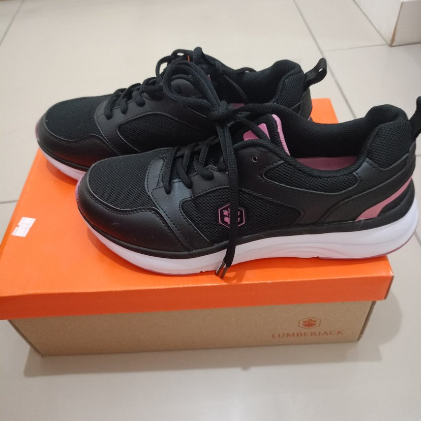 Siyah lumberkack Bağcıklı Kadın Spor Ayakkabı - Görsel 2