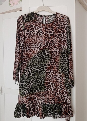 Leopar elbise