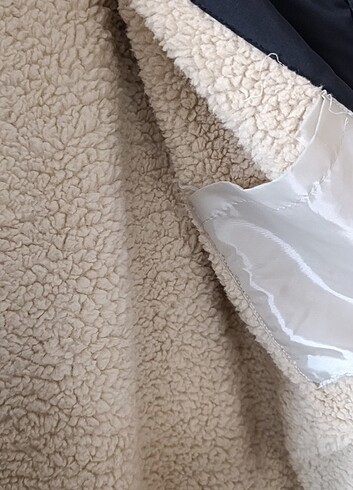 xl Beden siyah Renk Siyah içi polarli erkek montu 