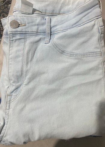 Açık mavi Kadın Denim Jean - Görsel 3