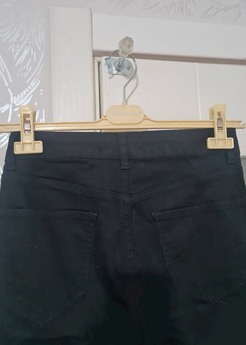 m Beden siyah Renk Biyeli Pamuklu Push Up Toparlayıcı Pantolon