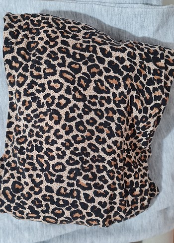 Leopar Desenli Pamuklu Çıtçıtlı Body - Görsel 6