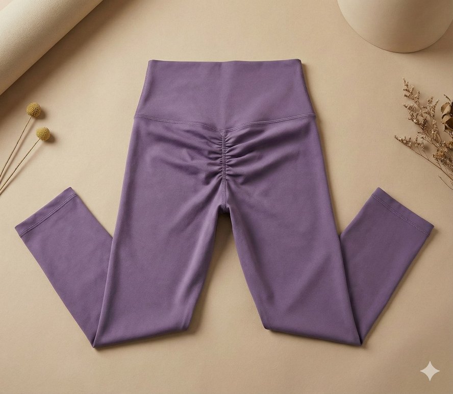 Kalçası Büzgülü Push Up Toparlayıcı Likralı Tayt - Görsel 2