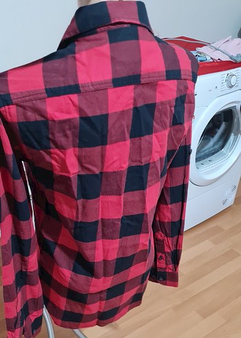 Tasarım Pamuklu Ekose Gömlek - Görsel 8