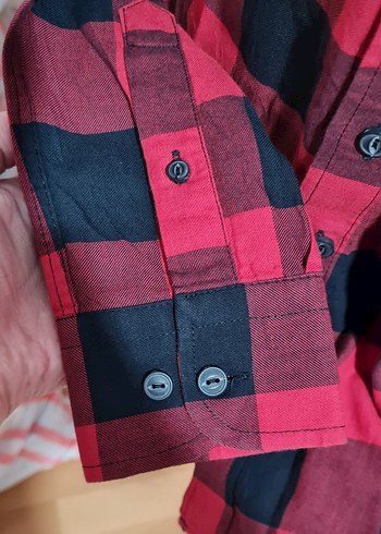 Tasarım Pamuklu Ekose Gömlek - Görsel 4