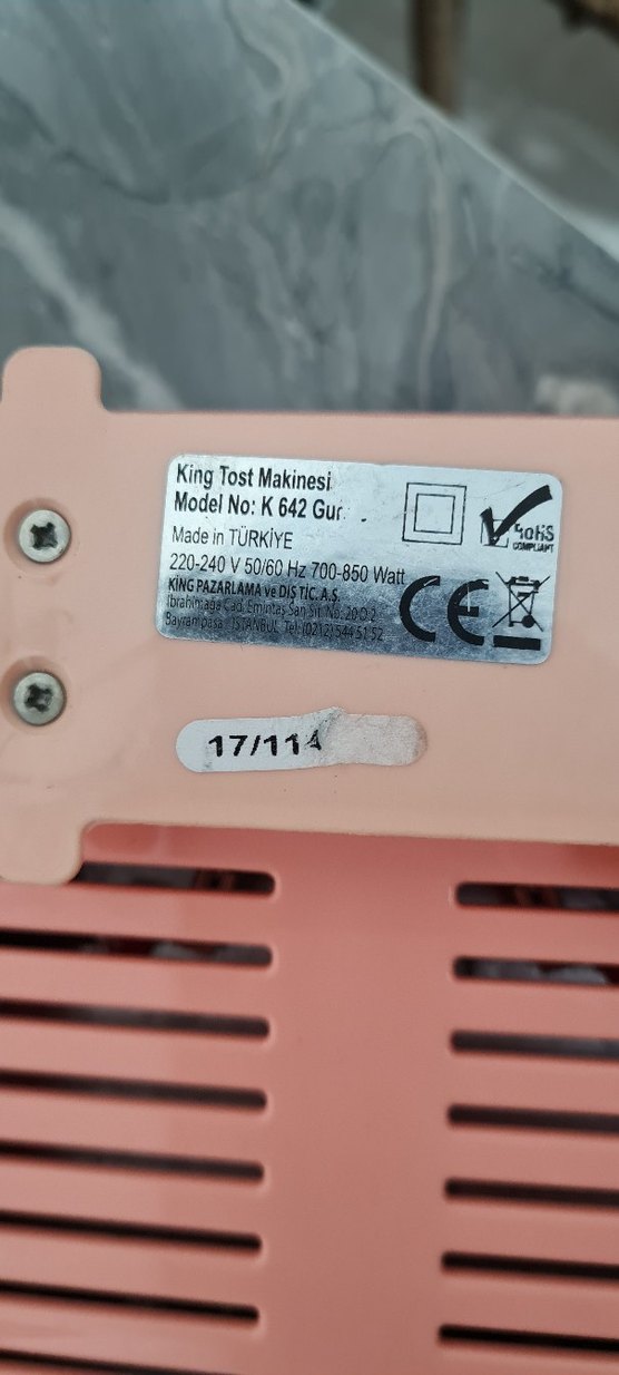 King Premium Teflon Tost Makinesi - Görsel 5