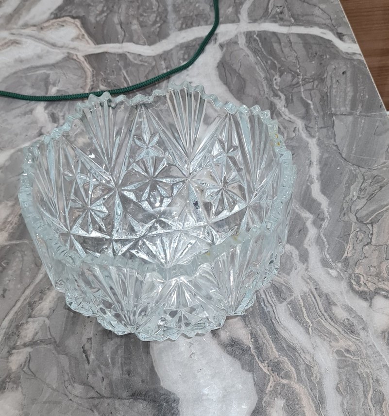 Özel Tasarım Kristal Cam Şekerlik Kase - Görsel 2