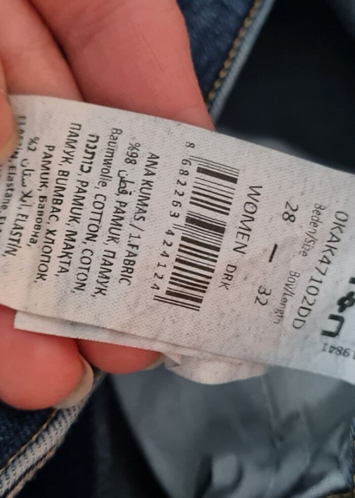 Yırtık Detaylı Toparlayıcı Skinny Jean Pantolon  - Görsel 5