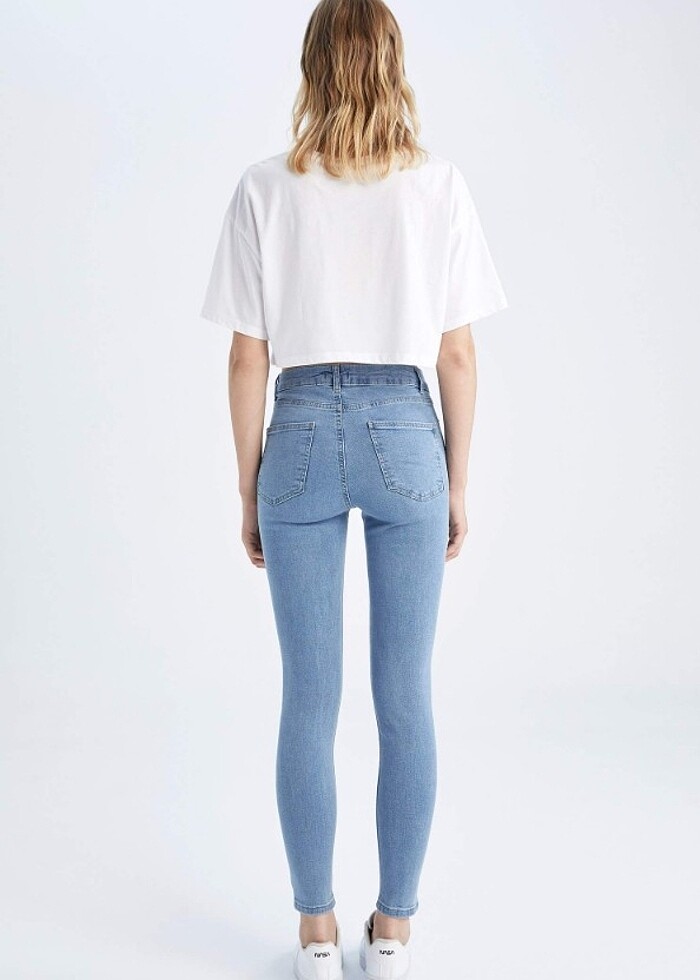 Skinny Jean Kot Pantolon - Görsel 4