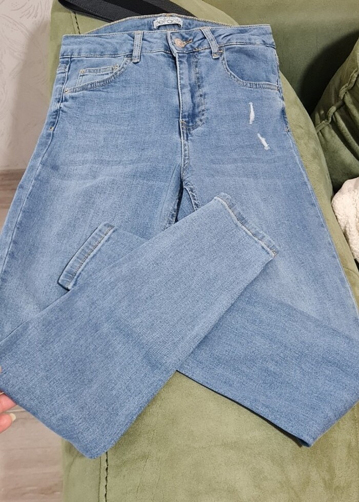 Skinny Jean Kot Pantolon - Görsel 2