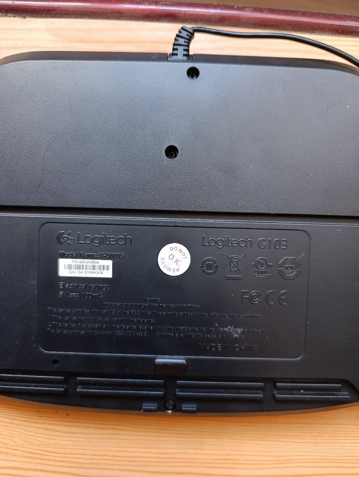 Logitech G103 Klavye - Görsel 3