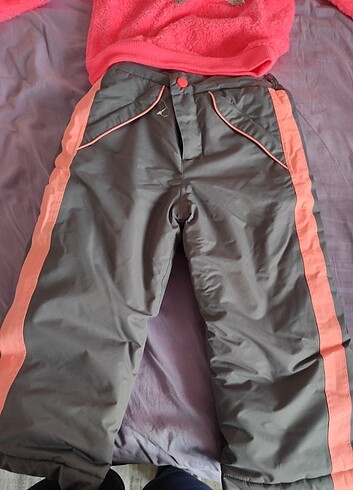 Kız çocuk kar pantalonu ve polar ust