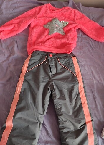 LC Waikiki Kız çocuk kar pantalonu ve polar ust