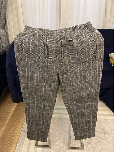 Yünlü kışlık kumaş pantolon