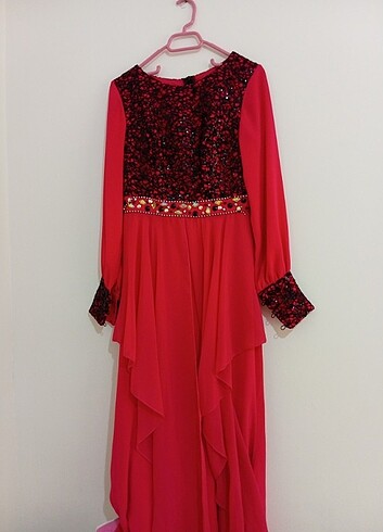 Fuşya abiye - Görsel 3