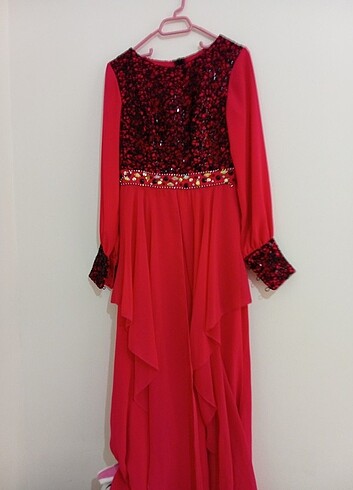 Fuşya abiye - Görsel 4