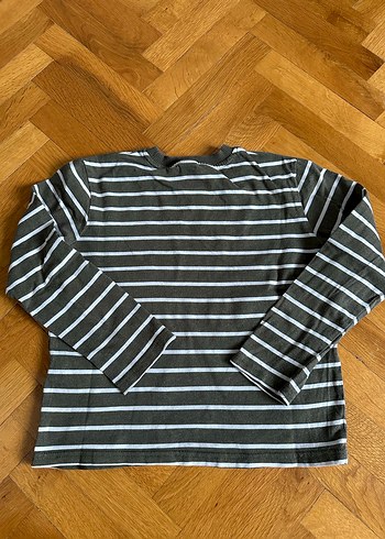 Erkek Çocuk Çizgili Uzun Kollu Tişört - Görsel 3