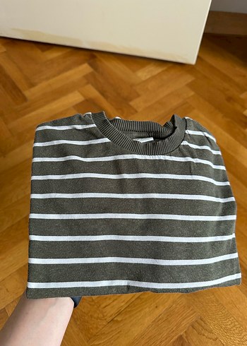 Erkek Çocuk Çizgili Uzun Kollu Tişört - Görsel 4