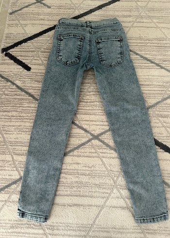 Çocuk İnce Kot Pantolon - Görsel 4