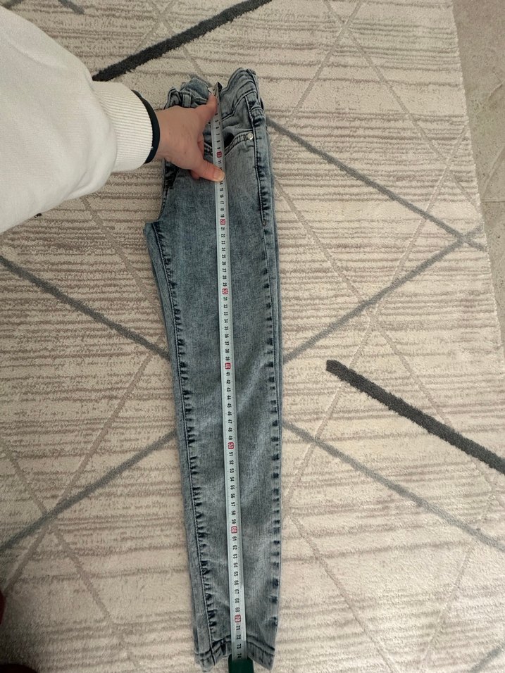 Çocuk İnce Kot Pantolon - Görsel 5