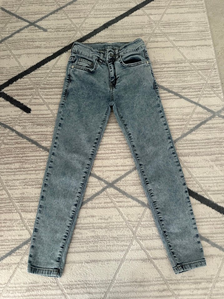 Çocuk İnce Kot Pantolon - Görsel 2