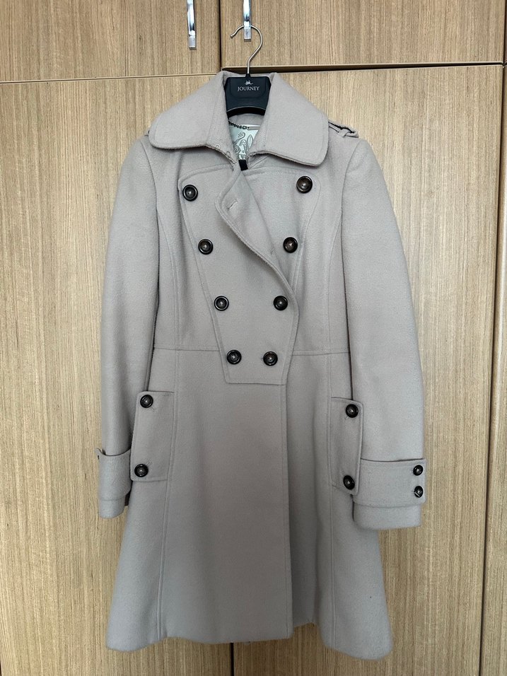 Forever New Açık Bej Kaşe Kaban - Görsel 2