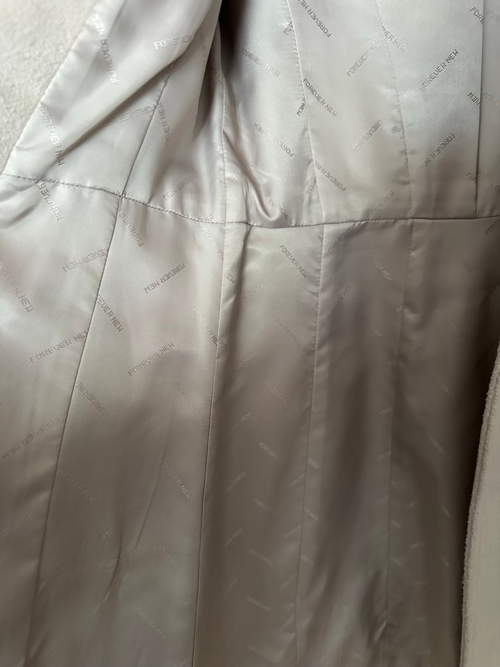 Forever New Açık Bej Kaşe Kaban - Görsel 5